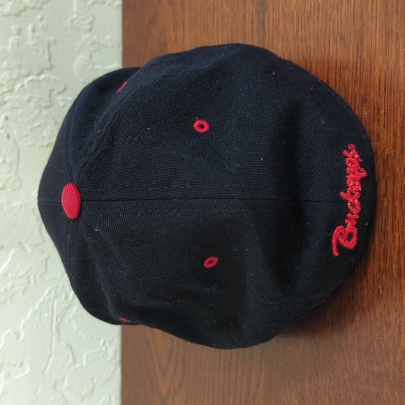 Authentic Zephyr The Z Hat Black Ohio State Red Block O Buckeyes Youth 7 1/8 - Picture 3 of 11